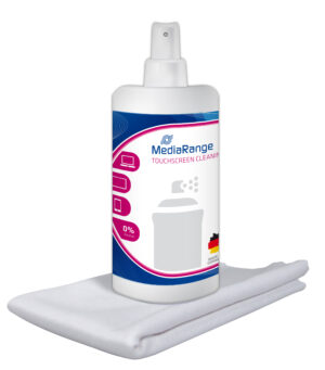 SPRAY Y PAÑO DE LIMPIEZA DE PANTALLAS TÁCTILES MEDIARANGE | 30ML