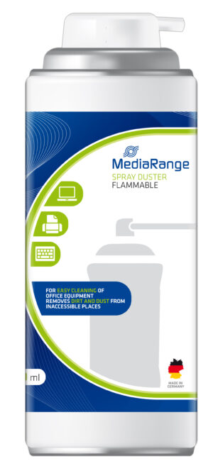 AIRE COMPRIMIDO PARA LIMPIEZA DE ACCESORIOS DE ORDENADOR MEDIARANGE | 400ML