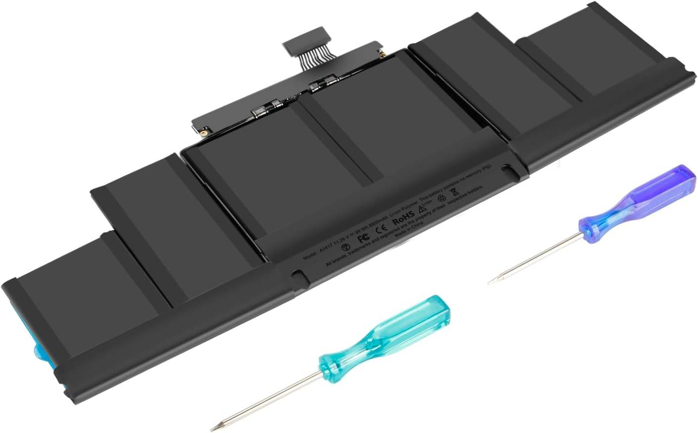 BATERIA APPLE A1417 COMPATIBLE MACBOOK PRO RETINA 15 A1398 ( MEDIADOS 2012 A PRINCIPIOS DE 2013 ) 10.95V · 8460mAh / 92Wh