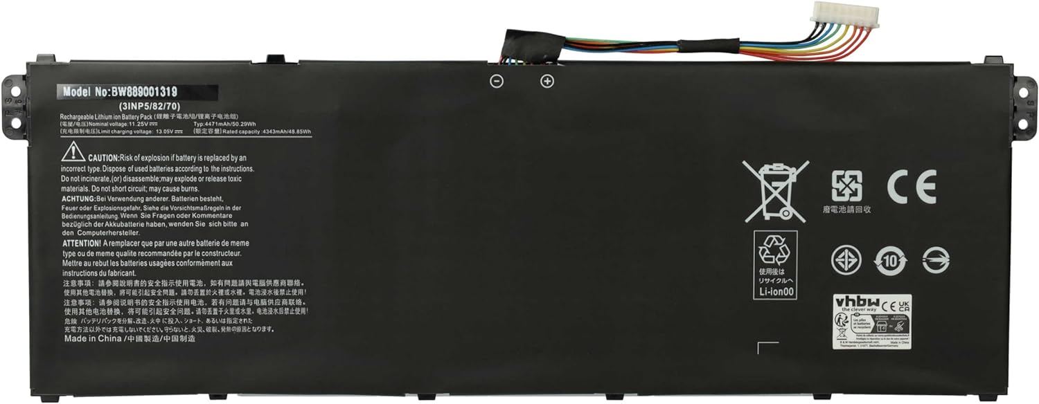 BATERIA ACER APIRE 5 A514-53 CHROMEBOOK 314 C933 SPIN 13 SERIES | AP18C4K AP18C8K11.55V · 4350MAH