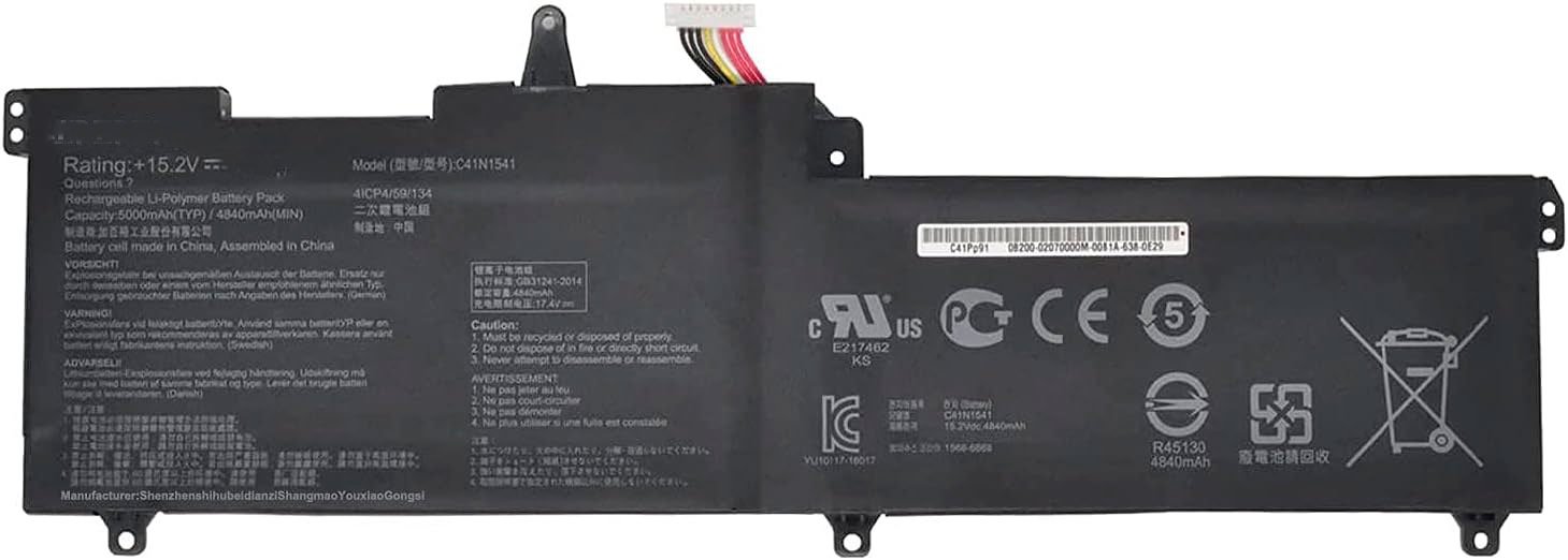 BATERIA ASUS ROG STRIX GL702V GL702VS SERIES | C41N1541 15.2V · 4200MAH