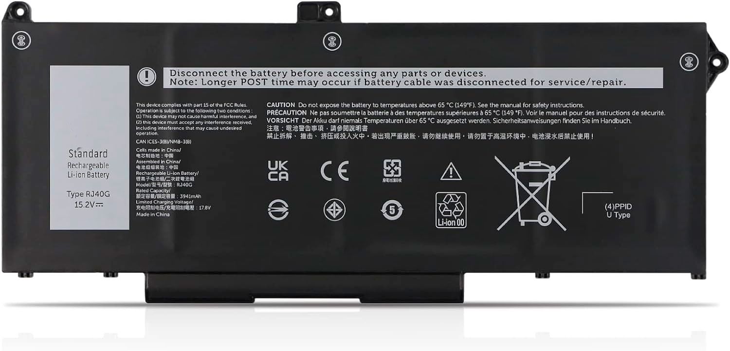 BATERIA DELL LATITUDE 5420 5520 PRECISION 3560 SERIES | RJ40G 15.2V · 3600MAH