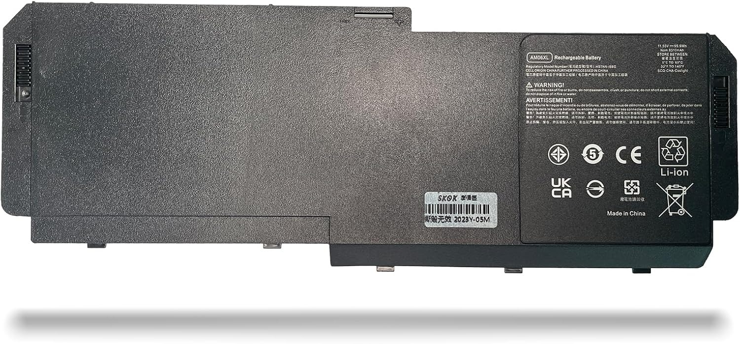 BATERIA HP ZBOOK 17 G5 ZBOOK 17 G6 SERIES | AM06XL 11.55V · 6200MAH