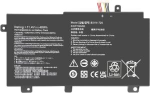 BATERIA PORTATIL ASUS ROG STRIX G512LI G531GD G531GT SERIES | B31N1726 11.4V · 3900mAh / 44Wh