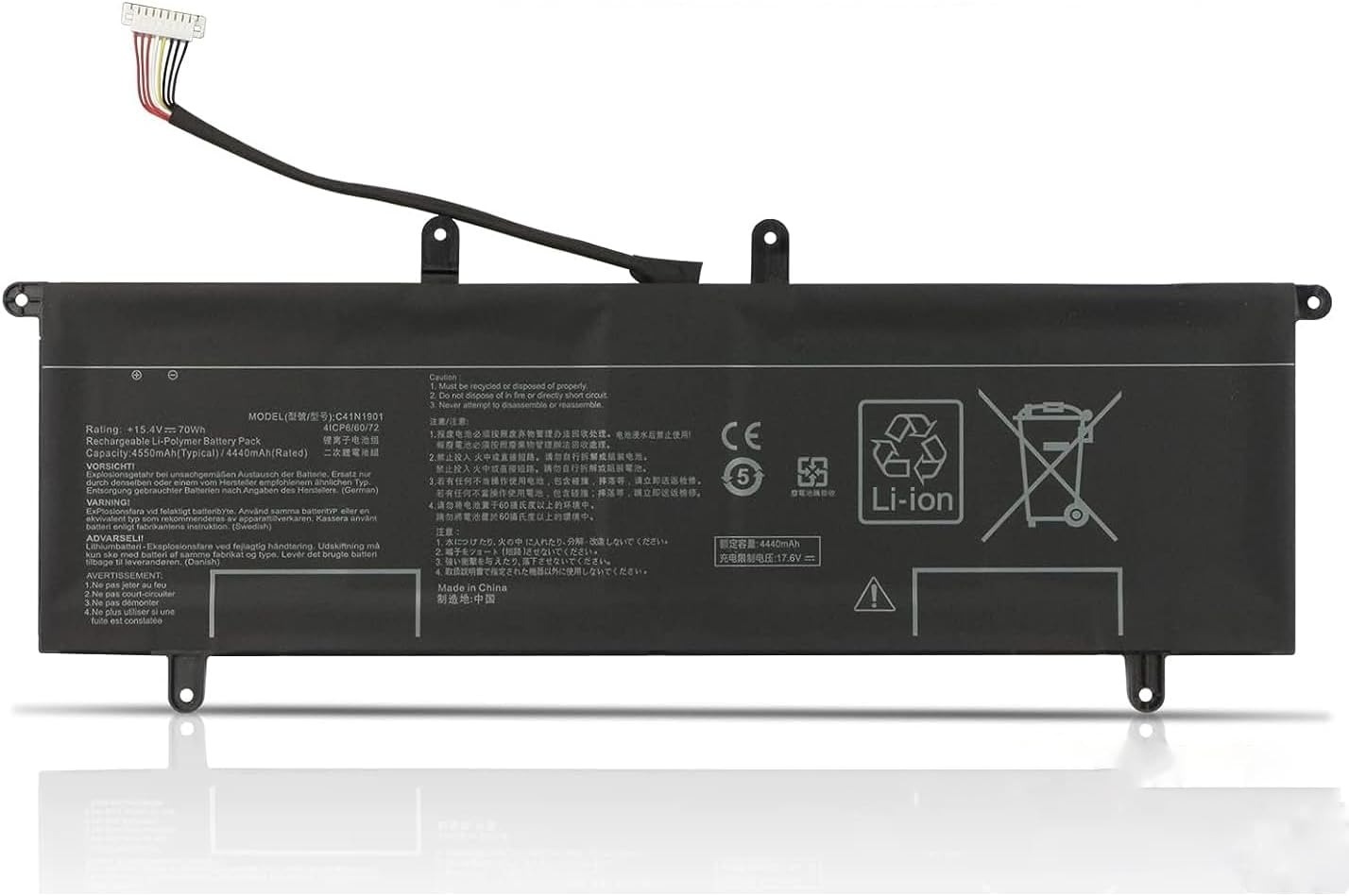 BATERIA PORTATIL ASUS ZENBOOK DUO 14 UX481 UX481F UX481FL UX481FA SERIES | C41N1901 14.8V · 3400mAh / 50Wh