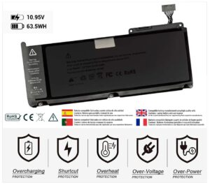 BATERIA APPLE COMPATIBLE A1331 MACBOOK 13" A342 SERIES AÑOS 2009/2010 | 661-5391 661-5585 020-6580-A 020-6582-A 020-6810-A