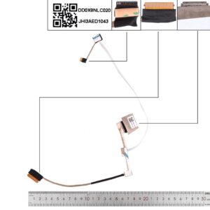 CABLE DE PANTALLA HP PROBOOK 450 G7 455 G7 SERIES | DD0X8NLC000 DD0X8NLC010 DD0X8NLC020 L91063-001