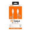 TURBO CABLE PD TIPO C A LIGHTNING 2.0M 3.0A BLANCO | C72B