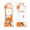 CARGADOR DE CARGA RAPIDA PD+QC 25W + CABLE 1M. PD USB-C A USB-C IDUSD D196B