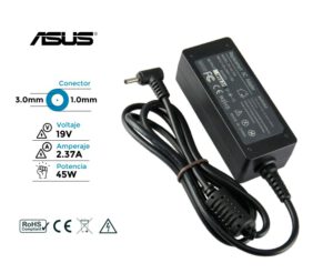 CARGADOR ASUS COMPATIBLE | 19V / 2.37A | 3.0 x 1.0mm | 45W