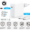 CARGADOR APPLE COMPATIBLE USB-C 87W | MNF82LL/A A1719 ( INCLUYE CABLE TIPO C )