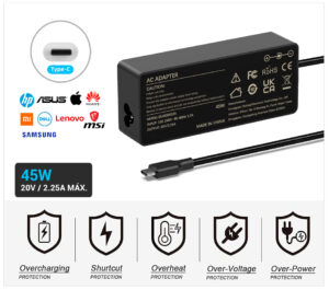 CARGADOR COMPATIBLE 45W TIPO C