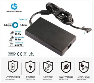 CARGADOR HP 230W ORIGINAL | 19.5V / 11.8A | 4.5 x 3.0mm