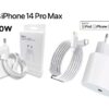 APPLE IPHONE 14 PRO MAX ADAPTADOR DE CORRIENTE USB 20W USB-C + CABLE USB-C A LIGHTNING