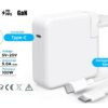 CARGADOR APPLE COMPATIBLE USB-C 100W PD GAN + CABLE 1M TIPO USB-C