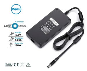 CARGADOR DELL 180W COMPATIBLE | 19.5V / 9.23A | 7.4 x 5.0mm