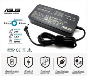 CARGADOR MSI ORIGINAL | 20V / 7.5A | 4.5 x 3.0mm | 150W