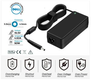 CARGADOR DELL COMPATIBLE | 19.5V / 4.62A | 4.5 x 3.0mm | 90W