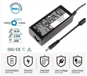 CARGADOR DELL ORIGINAL | 19.5V / 3.33A | 4.5 x 3.0mm | 65W