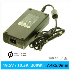 CARGADOR HP COMPATIBLE | 19.5V / 10.3A | 7.4 x 5.0mm | 200W