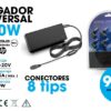 CARGADOR UNIVERSAL AUTOMÁTICO 90W CON 8 PUNTAS
