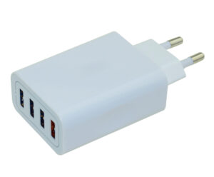 CARGADOR 4 PUERTOS 5V / 5.0A | 4 x USB 2.4A 25W