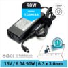CARGADOR TOSHIBA ORIGINAL | 15V / 6A | 6.3 x 3.0mm | 90W
