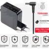 CARGADOR TOSHIBA COMPATIBLE | 19V / 3.42A | 5.5 x 2.5mm | 65W DIRECTO A PARED ( SIN CABLE )