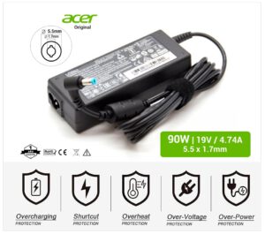 CARGADOR ACER ORIGINAL | 19V / 4.74A | 5.5 x 1.7mm | 90W