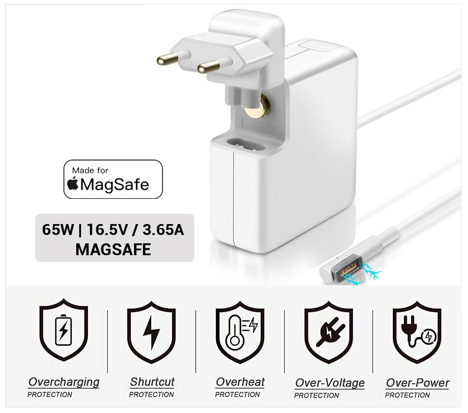 CARGADOR APPLE COMPATIBLE 60W MAGSAFE MACBOOK Y MACBOOK PRO | MC461Z/A
