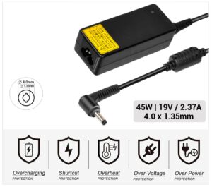 CARGADOR COMPATIBLE | 19V / 2.37A | 4.0 x 1.35mm | 45W