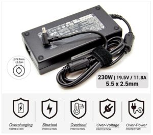 CARGADOR 19V / 11.8A | 5.5 x 2.5mm | 230W