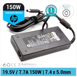 CARGADOR HP ORIGINAL | 19.5V / 7.7A | 7.4 x 5.0mm | 150W