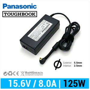 CARGADOR PANASONIC COMPATIBLE | 15.6V / 8.0A | 5.5 x 2.5mm | 125W