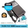 CARGADOR TOSHIBA COMPATIBLE | 19.5V / 9.5A | REDONDO 4 CONT. | 180W