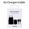 CARGADOR 25W PD ULTRARAPIDO SAMSUNG EP-T2510XBEGEU + CABLE USB-C A USB-C