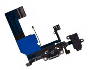 IPHONE 5C | CONECTOR DE CARGA + AUDIO NEGRO