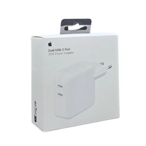 CARGADOR APPLE ORIGINAL DUAL USB-C 35W ( INCLUYE ADAPTADOR - NO INCLUYE CABLE )