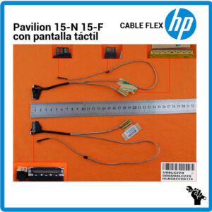 CABLE FLEX DE PANTALLA | HP PAVILION 15-N | 15-F | VERSION CON PANTALLA TÁCTIL
