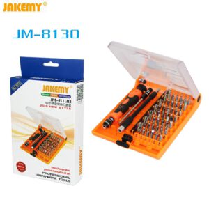 JUEGO DE DESTORNILLADOR 45 EN 1 JAKEMY JM-8130