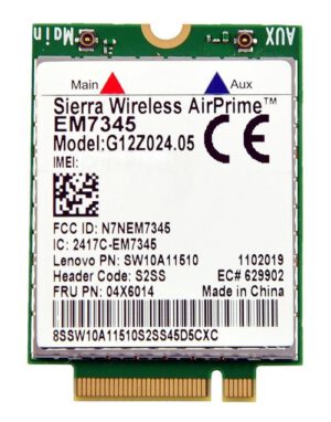 TARJETA MODEM WWAN 4G LTE SIERRA WIRELESS AIRPRIME EM7345 | VERSION LENOVO SW10A11510