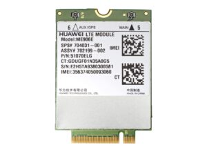 TARJETA 4G WWAN HUAWEI ME906E NGFF LTE/HSPA + FDD + GPRS | 704031-001 740011-005 790198-001 842922-003