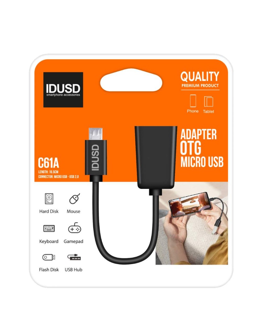 CABLE OTG MICRO USB