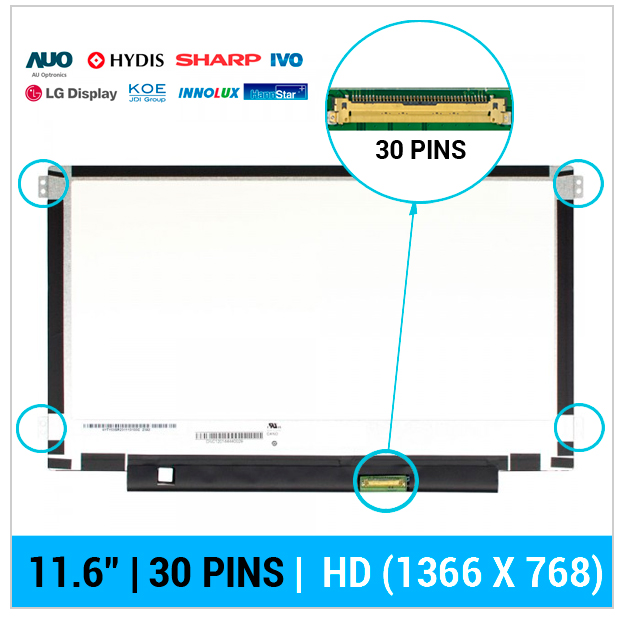 PANTALLA 11.6" TOSHIBA DYNABOOK SATELLITE PRO E10-G SERIES