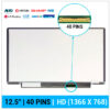PANTALLA 12.5" HD LED SLIM IPS | 40 PINS