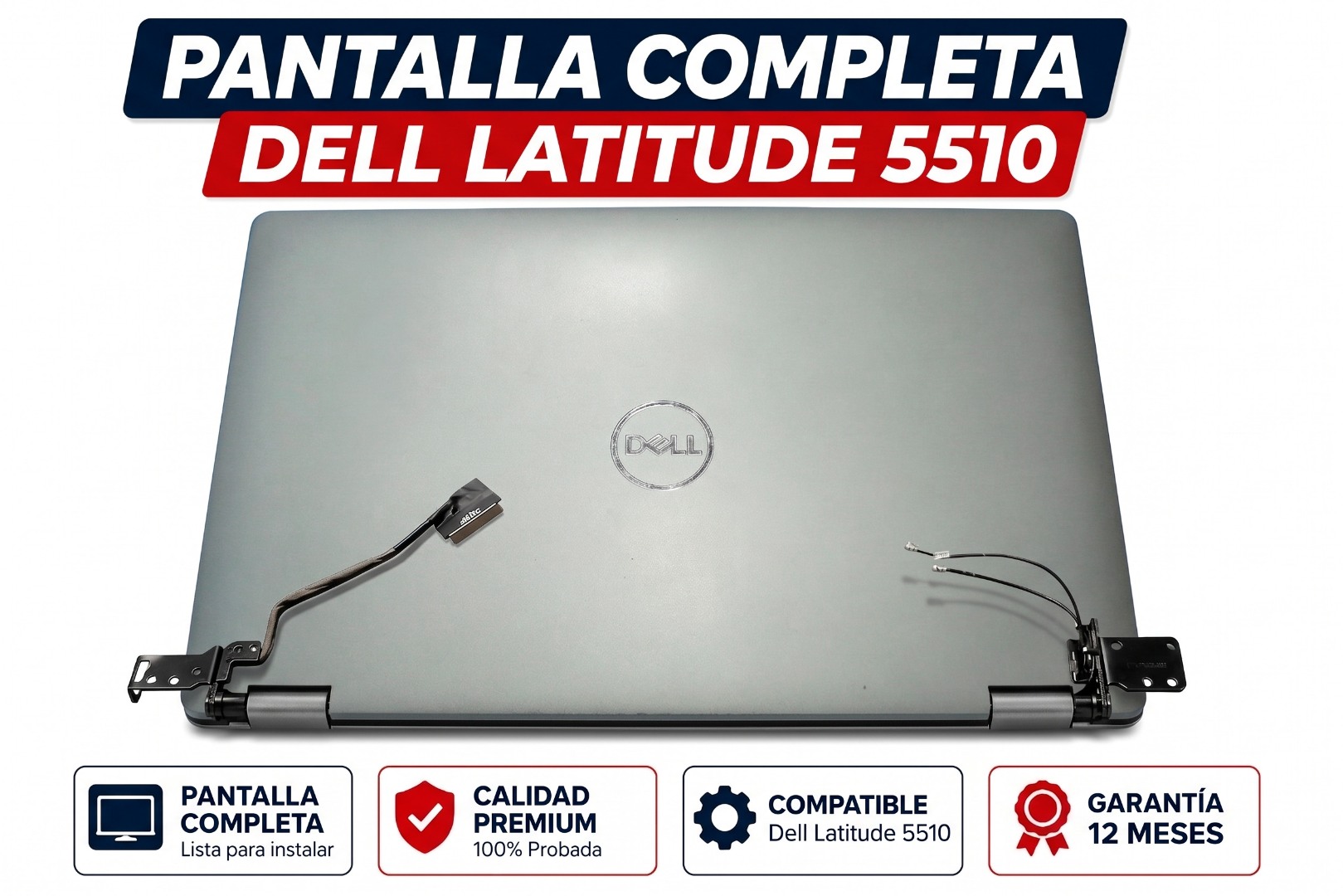 PANTALLA 15.6 FULL HD COMPLETA PORTATIL DELL LATITUDE 5510 SERIES