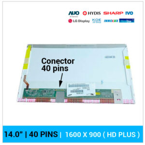 PANTALLA 14.0" | HD PLUS LED | 40 PINS