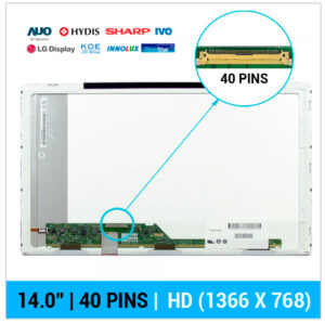PANTALLA 14.0" | HD LED | 40 PINS