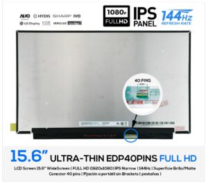 PANTALLA 15.6" FULL HD 144HZ LENOVO LEGION Y530-15ICH SERIES