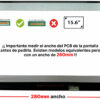 PANTALLA 15.6" LED SLIM HD EDP 30 PINS NARROW 350MM | SIN PESTAÑAS